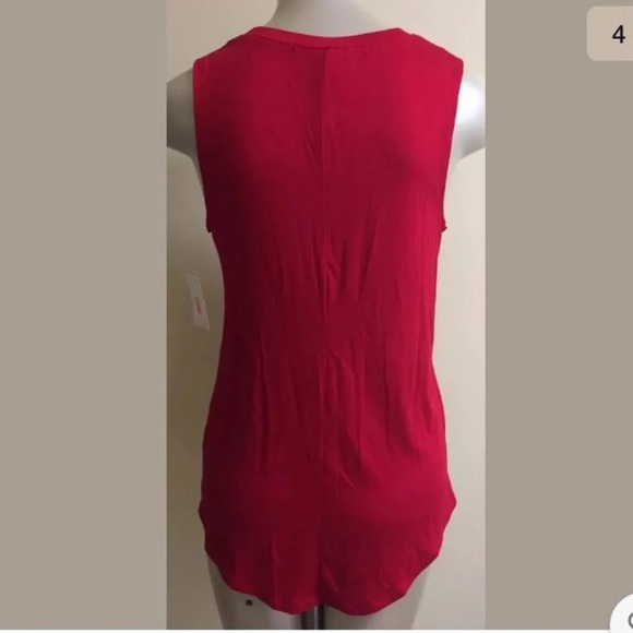 Rebellious One Country Flag Red Sleeveless Tank Shirt - Picture 5 of 5